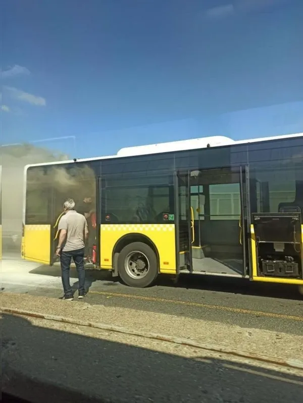 Haliç’te metrobüs yangını! Olay yerine çok sayıda ekip sevk edildi