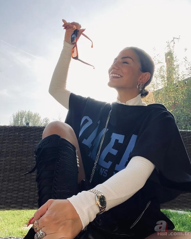 Demet Özdemir'in pozlarına beğeni yağdı! Kıyafetlerinin bedeli dudak uçuklattı 4