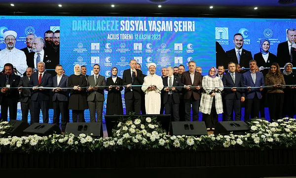 Darülaceze Sosyal Hizmet Şehri Açılış Töreni! Başkan Erdoğan: Netanyahu şunu bil gidicisin gidici!