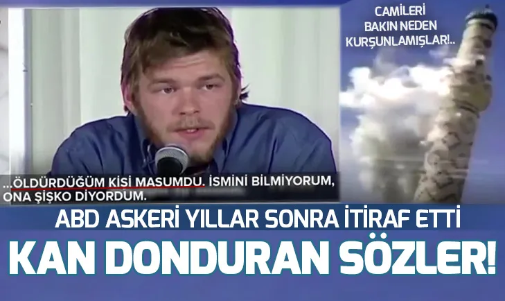 ABD askerinden yıllar sonra gelen şok itiraflar! Masum insanları öldürdüm