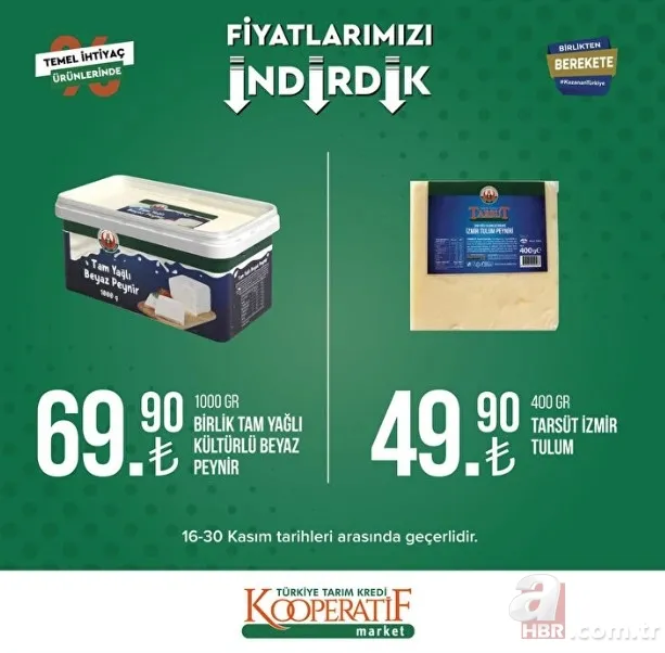 AYÇİÇEK YAĞI 35 TL'den...Tarım Kredi Kooperatif Market'te BÜYÜK KAMPANYA! İşte, yeni indirimli ürünler listesi... 16