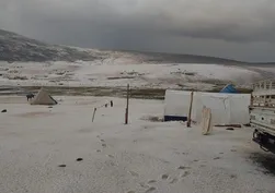 Erzincan yaylalarını dolu vurdu! Çadırlar su altında kaldı