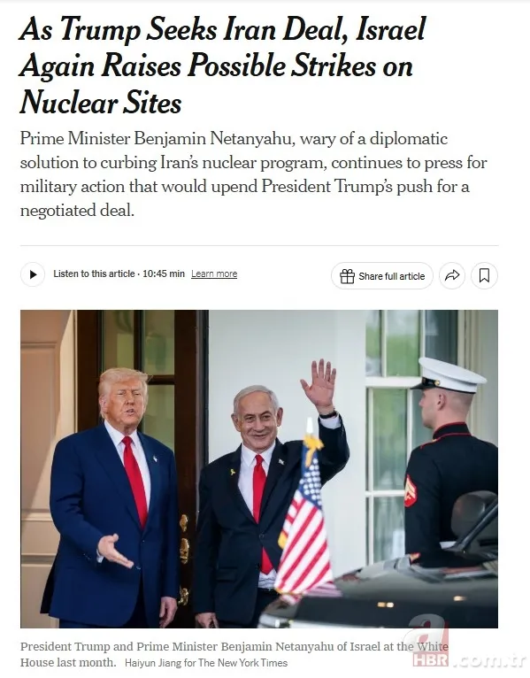 Amerikan basını yazdı: İran'a 7 saatte saldırı hazırlığı! İsrail yeni bir ateşi fitillemeye hazırlanıyor 2