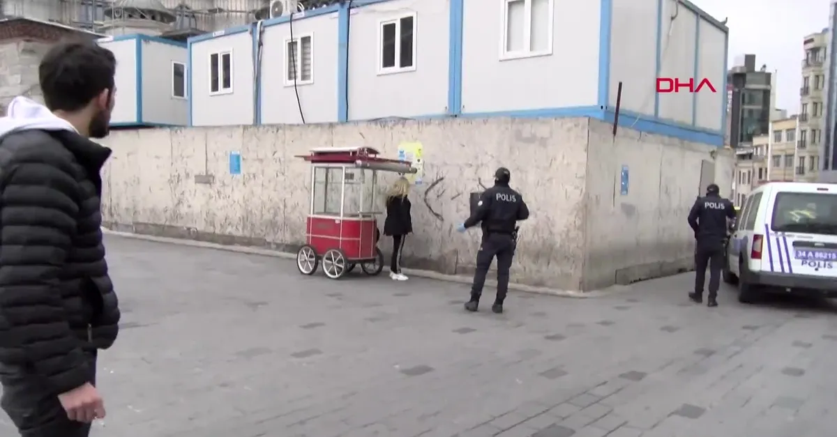 Taksim İlkyardım Hastanesi'nden karantinadan kaçan kadın yakalandı |Video