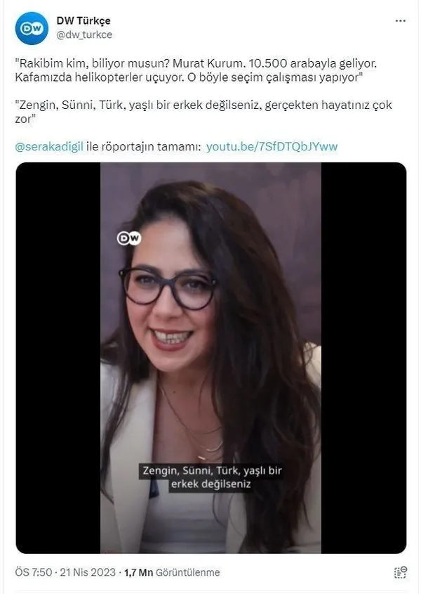 Batı’nın gündemi Türkiye seçimleri! Bir tarafta umutsuz vaka Kemal Kılıçdaroğlu, diğer tarafta 7’li destekçisi Sera Kadıgil’in tehditleri