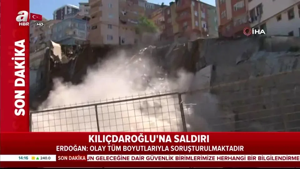 Kağıthane’de feci olay! 4 katlı bina çöktü