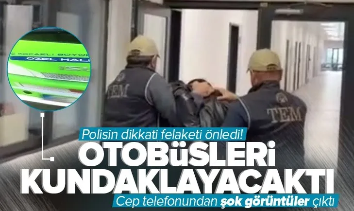Polisin dikkati felaketi önledi! Halk otobüslerini kundaklayacaktı