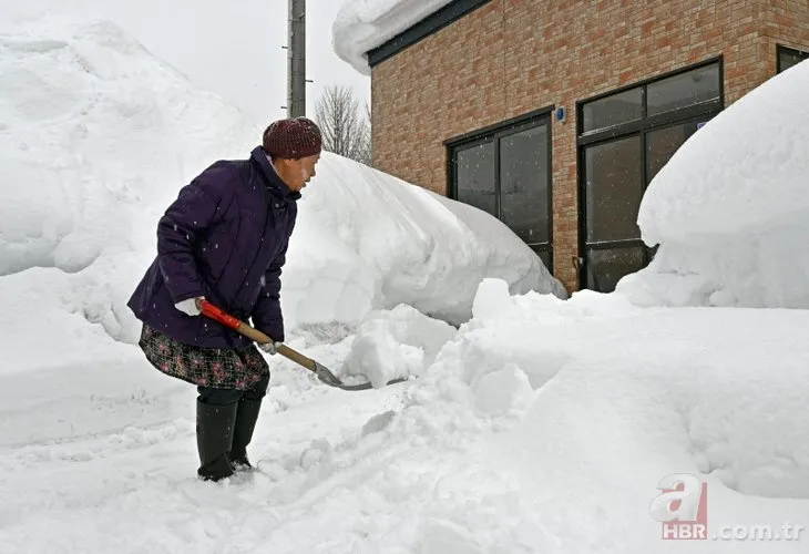 Uyarı üstüne uyarı yapıldı! Japonya’da kar felaketi