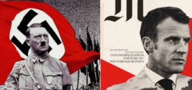 Macron'u Hitler'e benzettiler