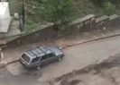 İnanılmaz! Cadde çöktü