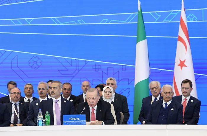 Başkan Erdoğan’dan Azerbaycan’da net mesaj: Biz Filistin davasını terk edemeyiz