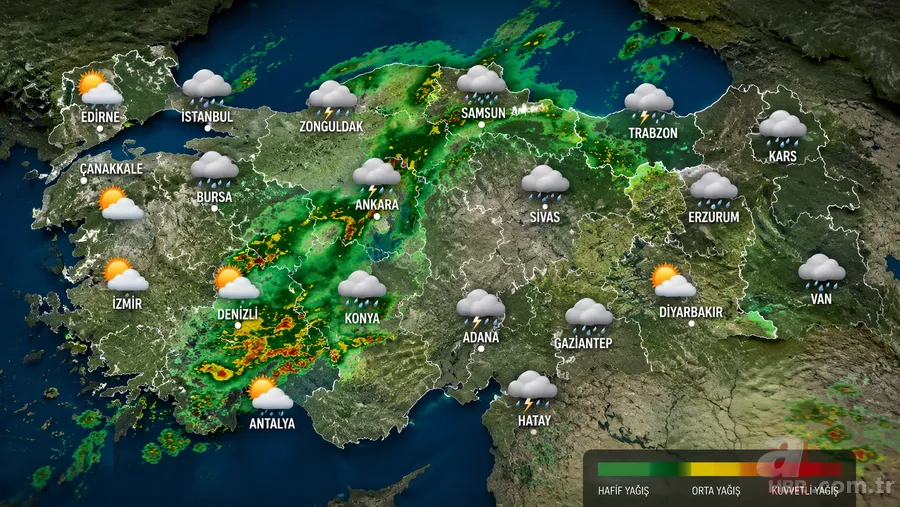 15 il için alarm! Meteoroloji'den sel ve hortum uyarısı: Saat verildi 4
