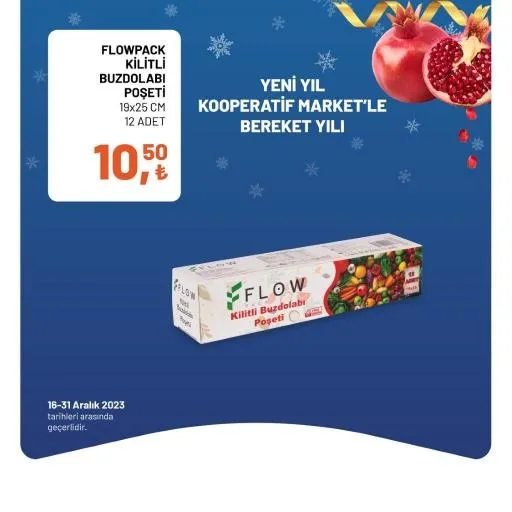 Tarım Kredi Market yılbaşı indirimi bitiyor! Bütün Piliç 60,90 TL, Yumuşatıcı 49,90 TL, Sıvı El Sabunu 18,90 TL, 40'lı Tuvalet Kağıdı 174,90 TL… - 14