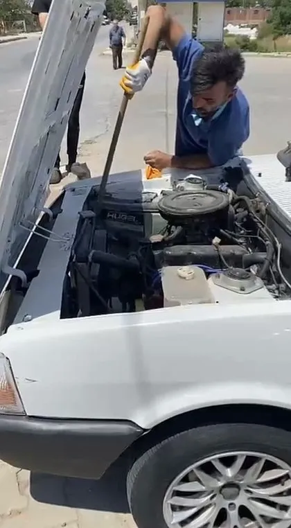 Satılık otomobilden çıkan şoke etti!