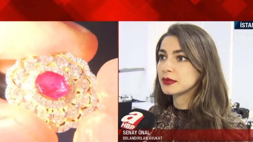 Takı seti alan avukata sentetik taş şoku!