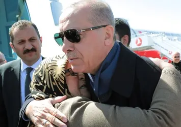 Başkan Erdoğan Konya'da böyle karşılandı
