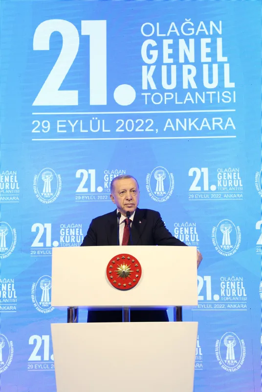 Son dakika: Başkan Erdoğan'dan Türkiye Esnaf ve Sanatkarları Konfederasyonu'nda önemli açıklamalar - 2