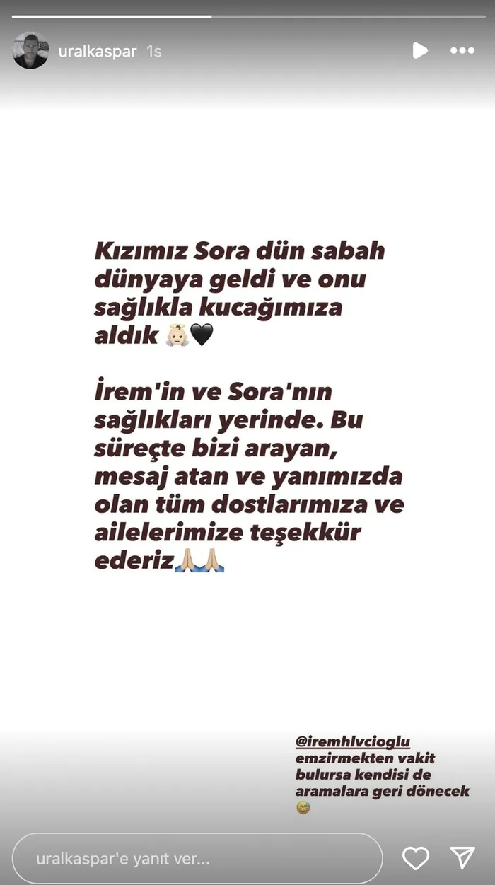 sen-anlat-karadenizin-nefesi-irem-helvacioglunun-kizinin-ismi-belli-oldu-1760613799351.jpg Kaynak: Instagram