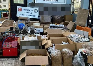 İzmir'de kaçak tütün operasyonu!