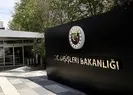 Dışişlerinden ABDye kınama