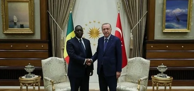 Başkan Erdoğan, Senegal Cumhurbaşkanı Sall ile görüştü