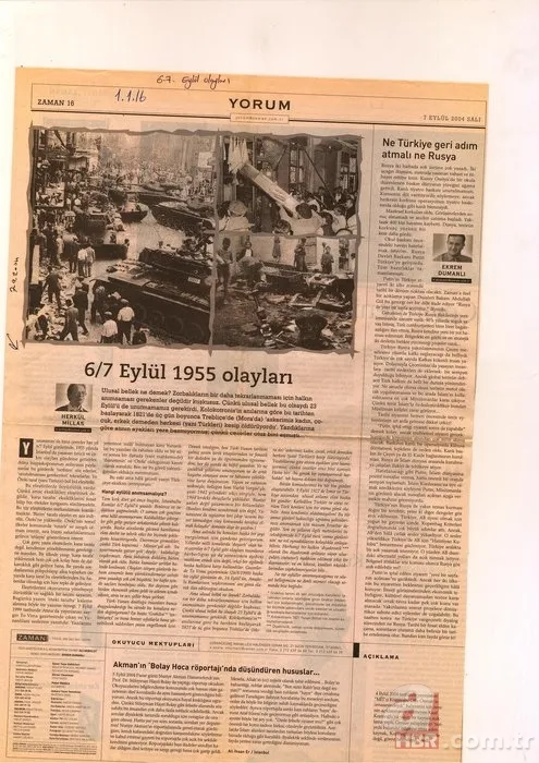 6-7 Eylül olaylarının yıl dönümü! 6-7 Eylül 1955’te neler yaşandı? | İşte o kara günlerden gazete manşetleri 8