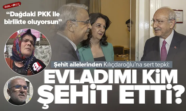 Şehit ailelerinden Kılıçdaroğluna tepki