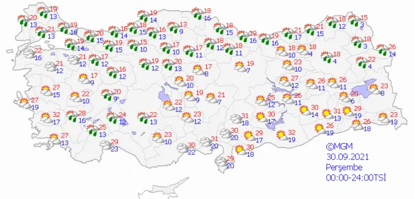 1632583226541.png Meteoroloji Genel Müdürlüğü'nden son dakika sağanak yağış açıklaması! İstanbul için gün verildi! İstanbul Ankara İzmir'de bu hafta hava durumu nasıl olacak? - 8