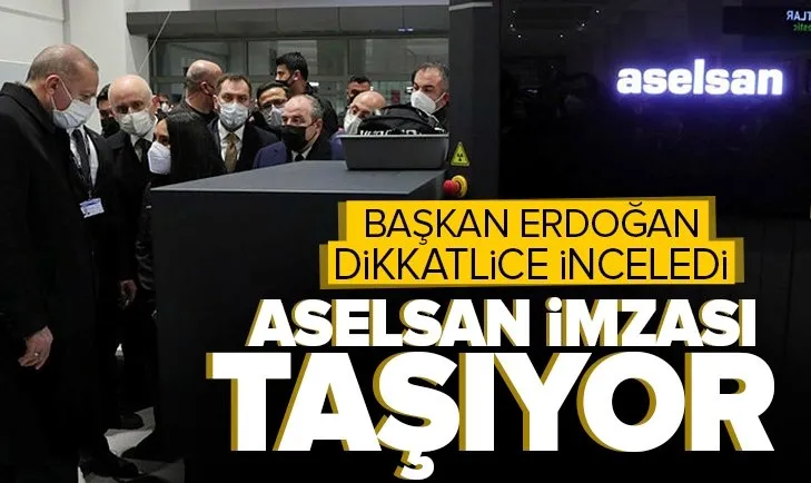 Başkan Erdoğan, ASELSAN’ın X-ray cihazını inceledi