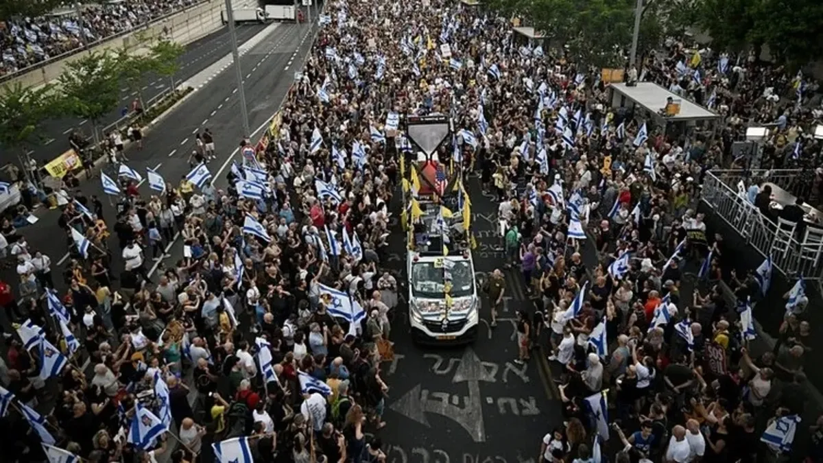İsrail'de ateşkes baskısı artıyor! Ülkede genel grev başladı