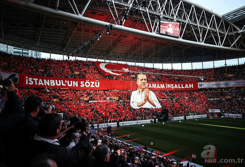 Başkan Erdoğan'a coşkulu karşılama! AK Parti'nin "İstanbul'un sözü: Birlik, İrade, Zafer" programına damga vuran an! 13