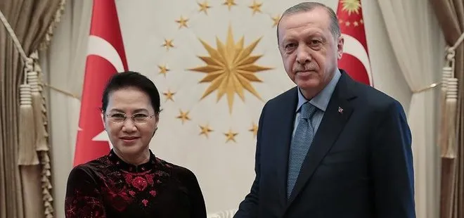 Başkan Erdoğan, Vietnam Ulusal Meclis Başkanı Ngan’ı kabul etti