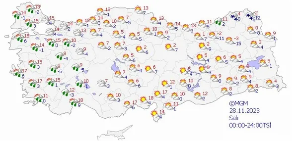 HAVA DURUMU | 64 il için alarm! AFAD, Valilik ve AKOM'dan peş peşe uyarı: Bomba siklon tehlikesi... | 25-29 Kasım 2023 - 21