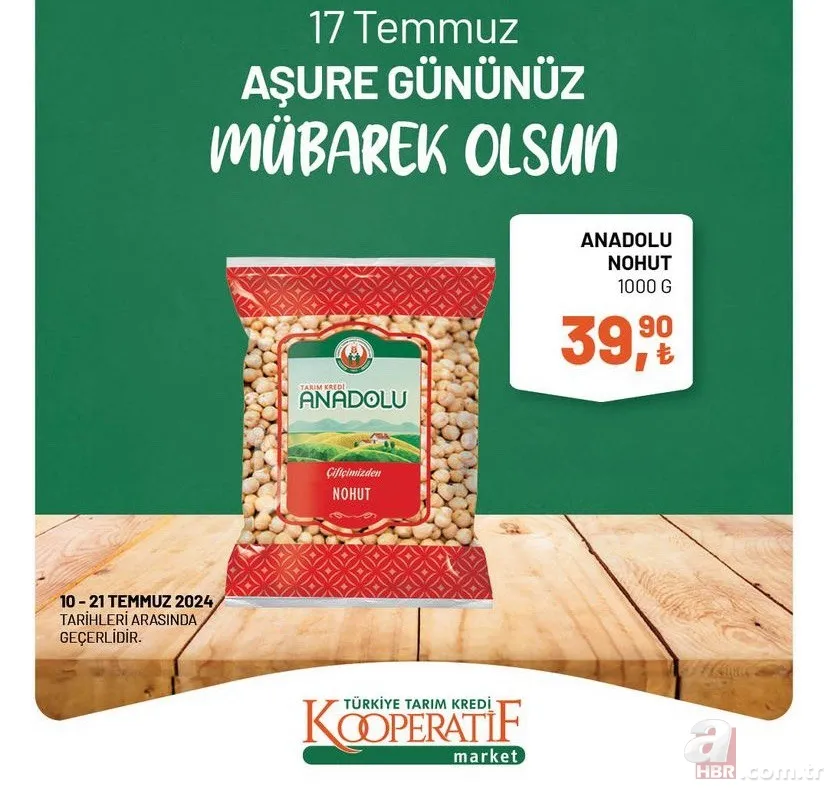 Tarım Kredi Market'te fırsat kataloğu geldi! 70 üründe indirim var: Gül suyu 47.90, buğday 18.50 TL, TK antep fıstığı 187,90 TL 14