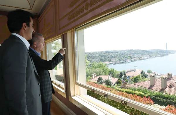 Son dakika: Başkan Erdoğan, Vahdettin Köşkü’nde Katar Emiri Al Sani ile görüştü! İşte ilk görüntüler