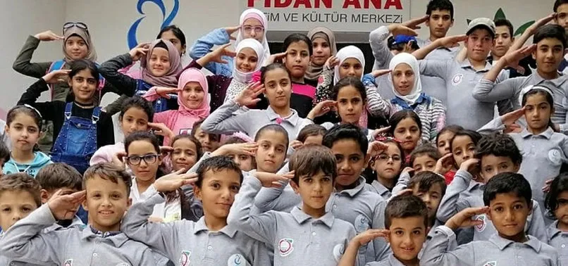 Afrinli yetimlerden mesaj: Korkmayın, Türk askeri ve Milli Ordu sizi kurtarır