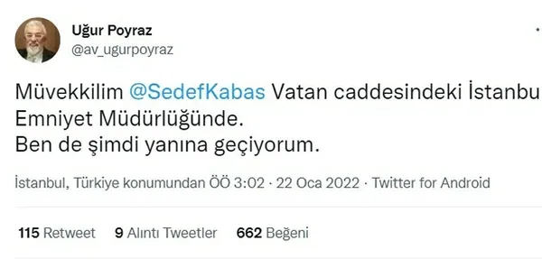 TELE 1 canlı yayınında Başkan Erdoğan’a hakaret eden Sedef Kabaş gözaltına alındı