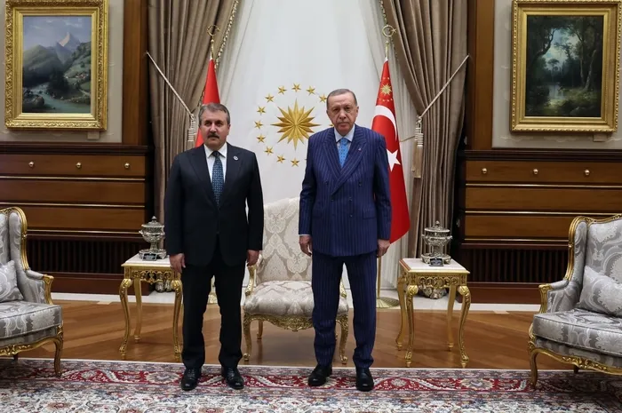 Son dakika | Başkan Erdoğan ile BBP Genel Başkanı Mustafa Destici arasında önemli görüşme - 1