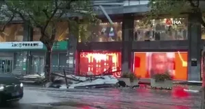 Şanghay’ı son 75 yılın en şiddetli tayfunu vurdu