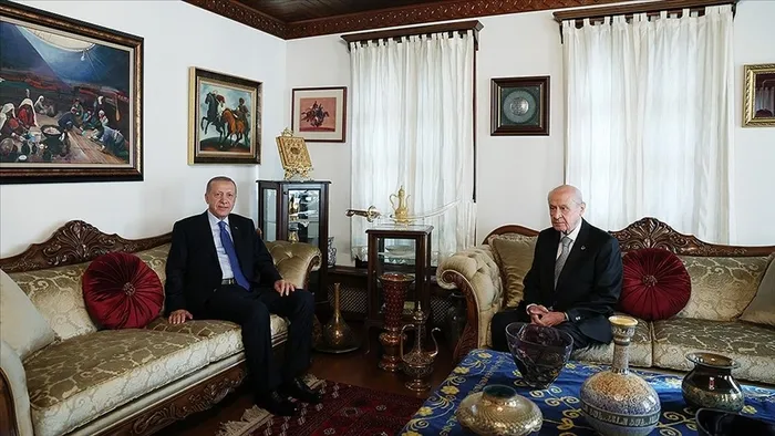 Son dakika | Başkan Erdoğan ile BBP Genel Başkanı Mustafa Destici arasında önemli görüşme - 4