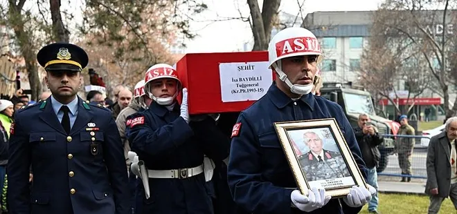 Şehit Tuğgeneral İsa Baydilli'ye son görev