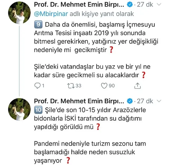 CHP’li İBB Başkanı İmamoğlu’na Şile soruları! Bakan yardımcısı ifşa etti