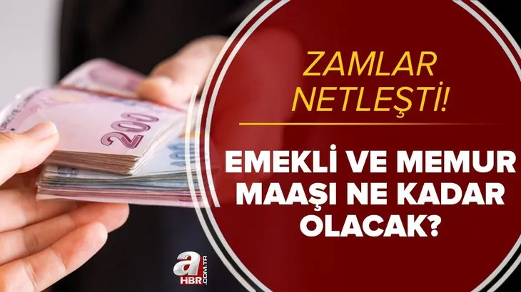 Zamlar netleşti! Emekli ve memur maaşı ne kadar olacak? 2022 SSK Bağ-Kur emekli maaşı zam oranı ne oldu?