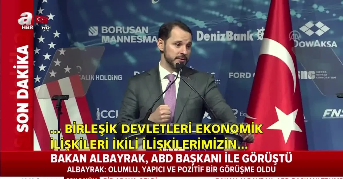 Beyaz Saray’da tarihi görüşme! Bakan Albayrak, ABD Başkanı Trump ile bir araya geldi
