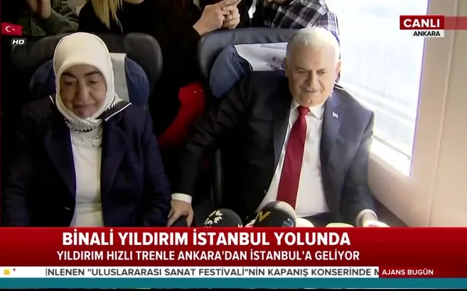 Binali Yıldırım İstanbul yolunda...