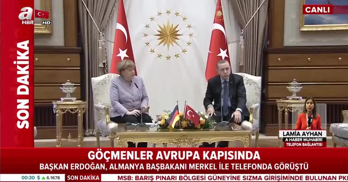 Başkan Erdoğan ve Merkel'den kritik telefon görüşmesi
