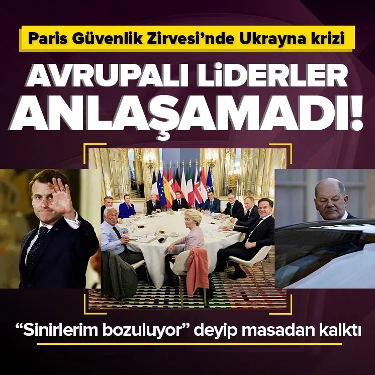 Paris Güvenlik Zirvesi’nde Ukrayna krizi!