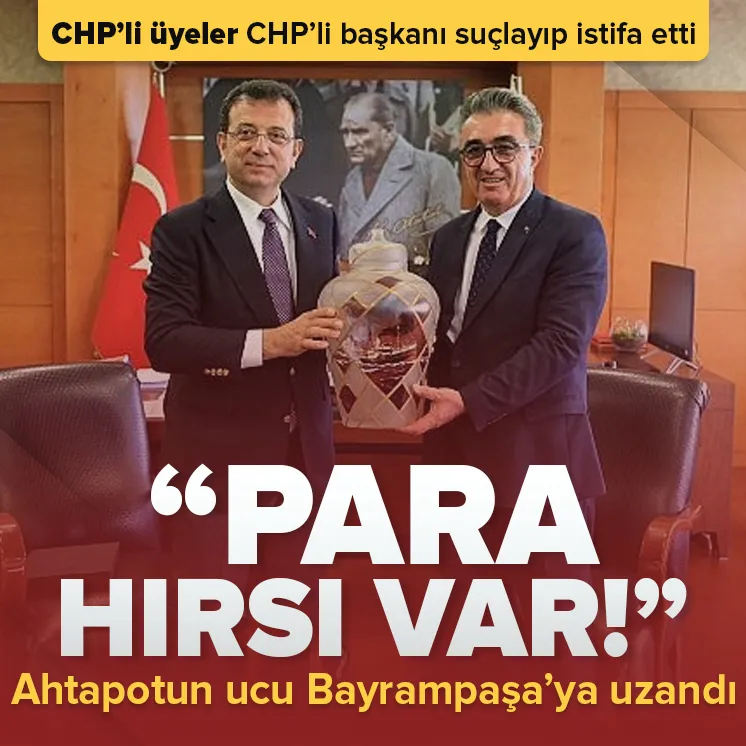 Bayrampaşa Belediyesi’nde yolsuzluk istifası