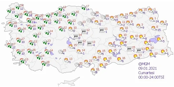 Meteoroloji kar yağacak 3 ili açıkladı! Hangi illere kar yağacak? İşte Meteoroloji'nin 5 günlük açıklaması - 4
