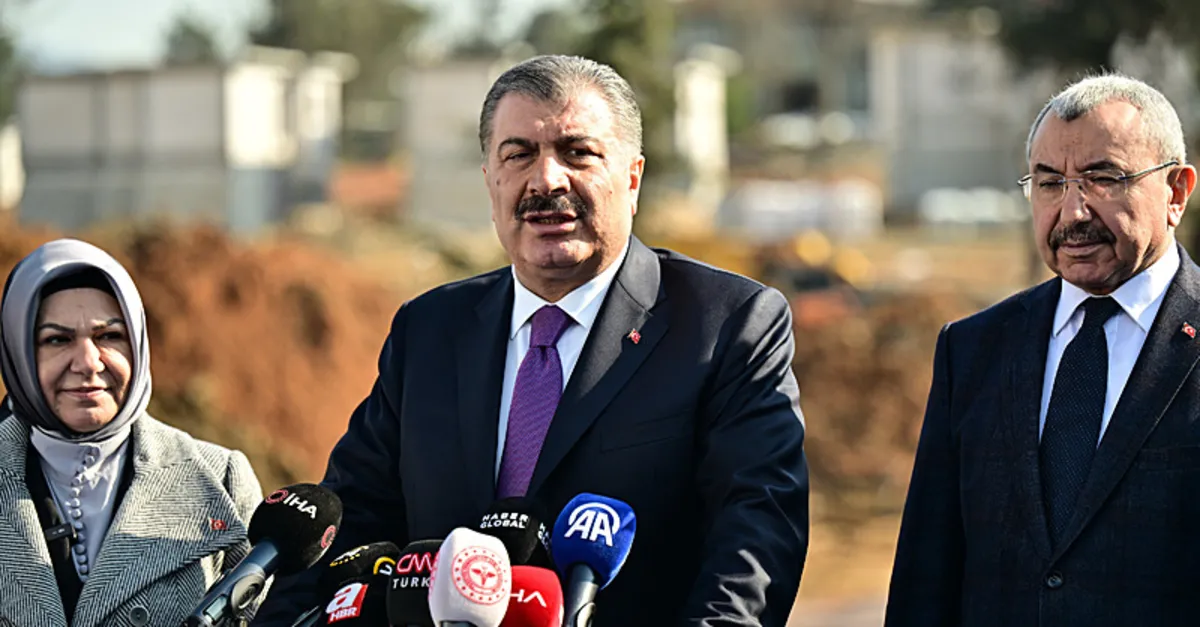 Sağlık Bakanı Fahrettin Koca inşaatı devam eden Sancaktepe Şehir Hastanesi hakkında bilgi verdi!